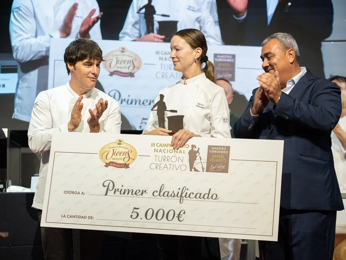 Nadya Kakhno, de Mateu Artesans, s’imposa al concurs estatal de torró creatiu