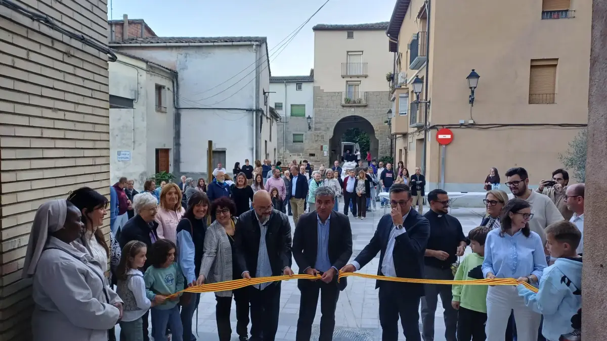 El Barrichós estrena su remodelación dentro de la mejora del conjunto histórico de Graus