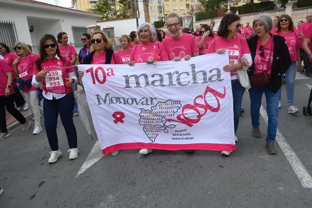 La Marcha Rosa alcanza su undécima edición en Monòver