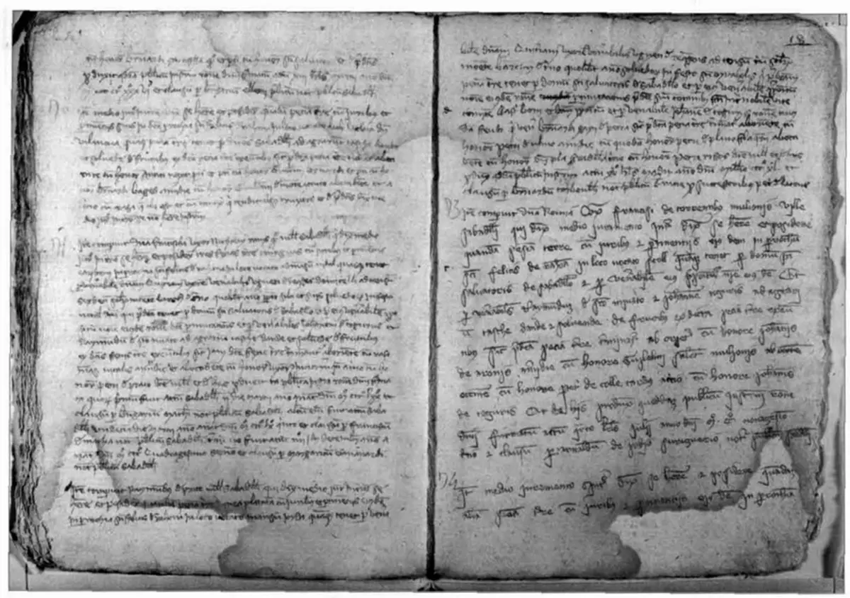 Un estudio recupera los documentos del Sabadell del siglo XIV