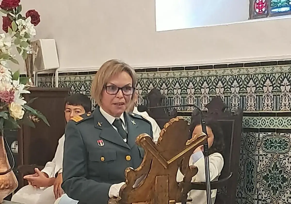 Alicia Méndez asume el puesto de mando de la Guardia Civil en Los Santos