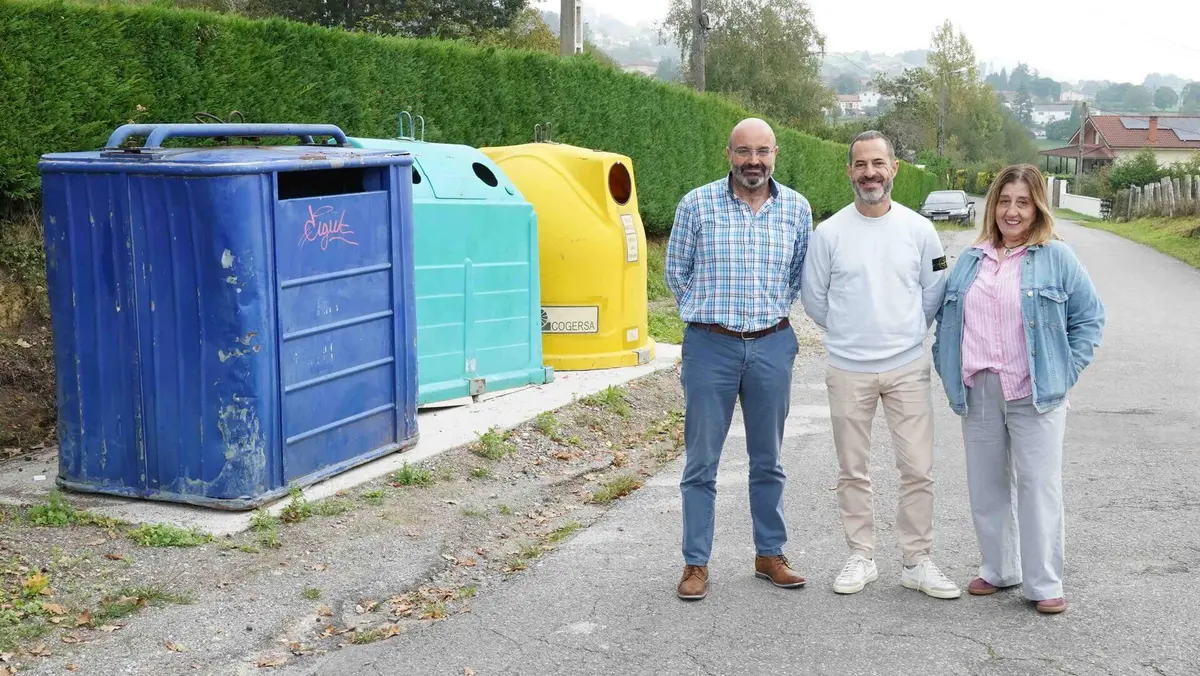Siero mejora los puntos de basura de doce parroquias rurales