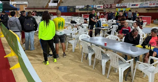 La lluvia deja sin salida al Borriquín Trail en Los Barrios