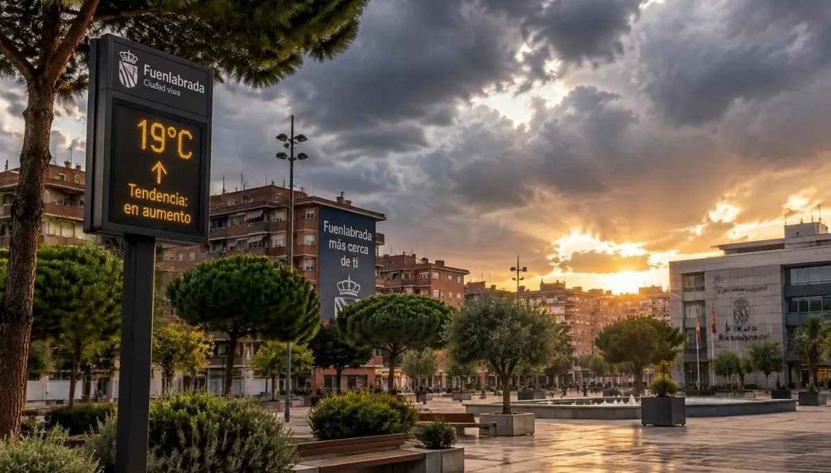 La lluvia y el viento del domingo darán paso a días más estables en Fuenlabrada