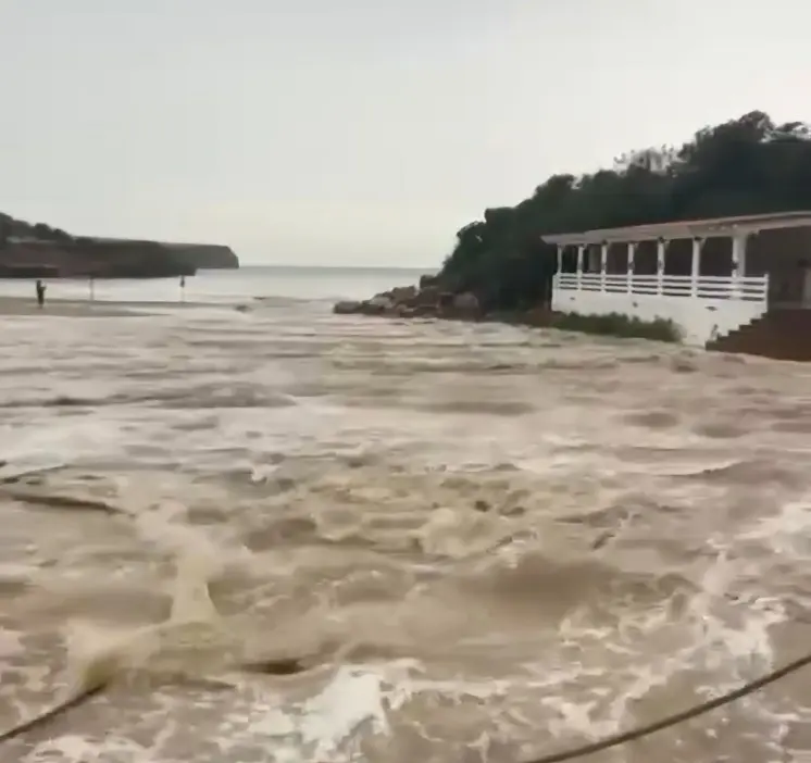 La Mola supera los 178 litros por metro cuadrado durante el temporal