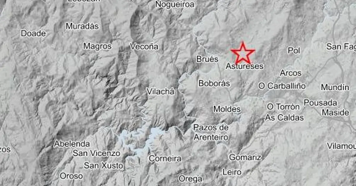 Boborás registra un temblor de magnitud 1,5 este domingo