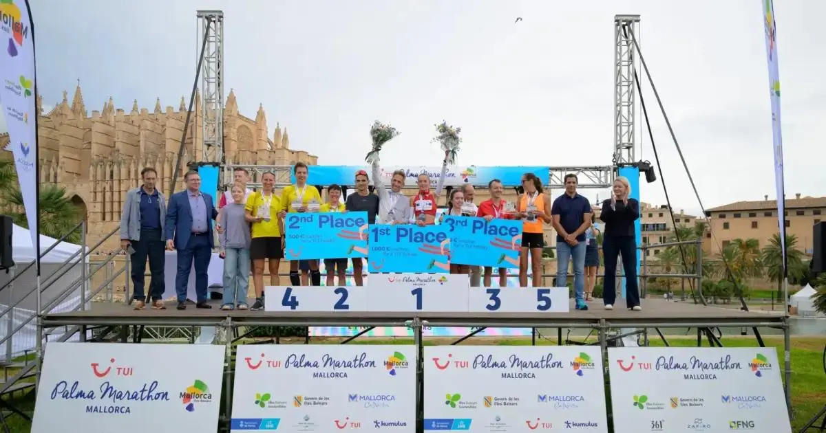Lütters y Severino López ganan una edición multitudinaria del maratón de Palma