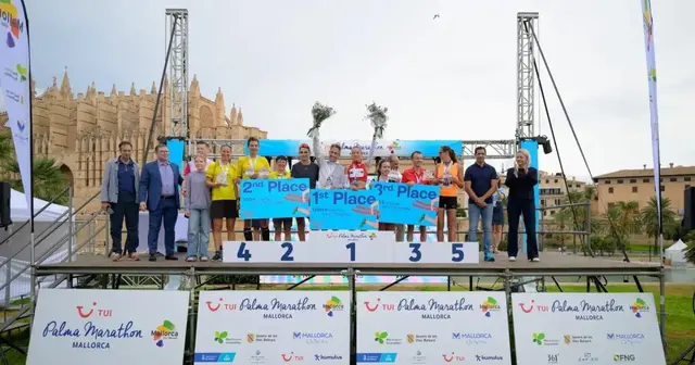 Lütters y Severino López ganan una edición multitudinaria del maratón de Palma