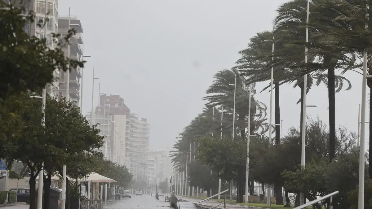 La dana Adam prolongará las tormentas intensas este lunes en la Comunitat Valenciana