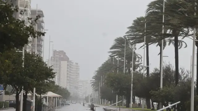 La dana Adam prolongará las tormentas intensas este lunes en la Comunitat Valenciana