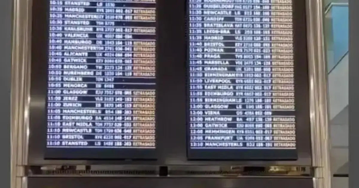 La dana Adam deja siete vuelos cancelados en el aeropuerto de Palma