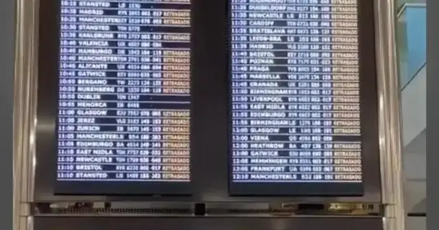 La dana Adam deja siete vuelos cancelados en el aeropuerto de Palma