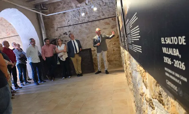 Mota del Cuervo exhibe un siglo de historia del Salto de Villalba