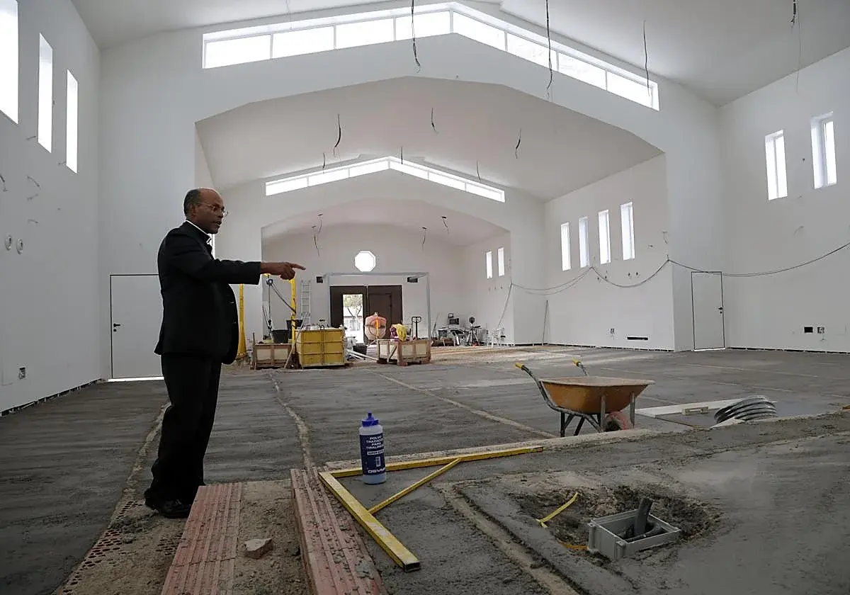 La iglesia de Santa Ana se acerca al final de sus obras tras cuatro años de construcción