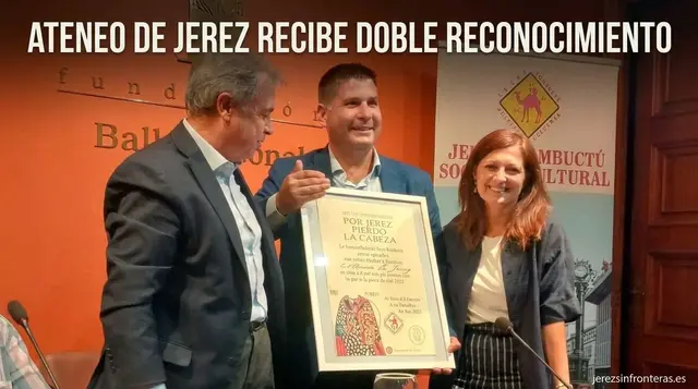 Dos premios distinguen la labor cultural y social del Ateneo de Jerez