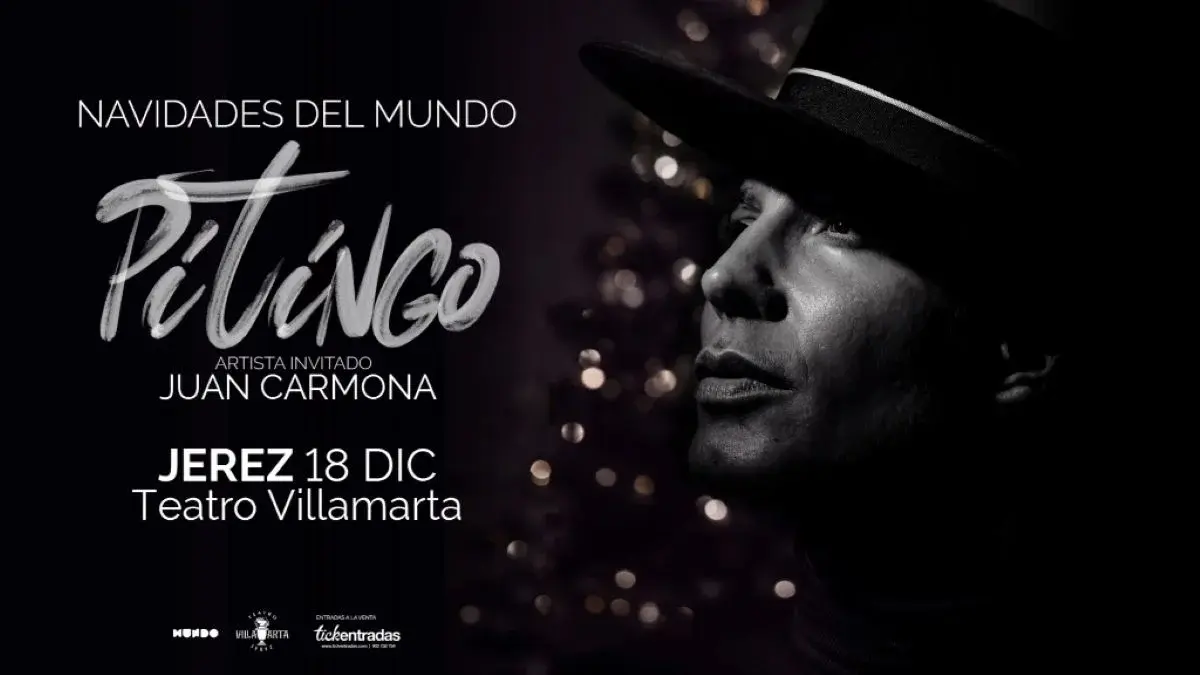Pitingo actuará junto a Juan Carmona en el Villamarta por Navidad