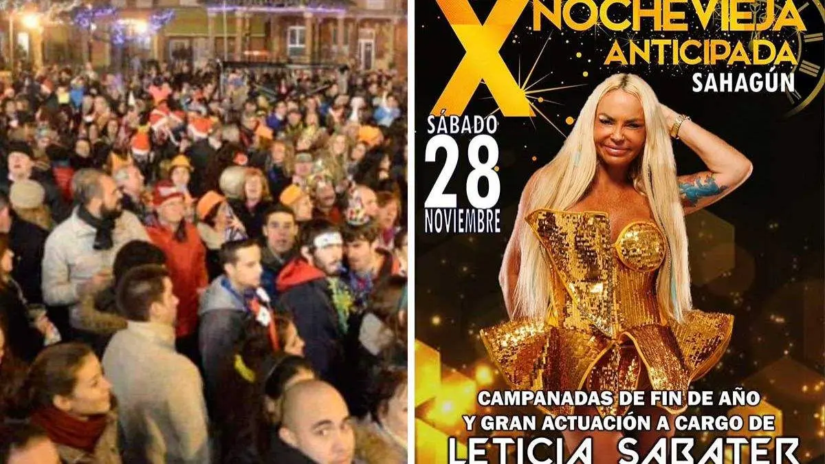 Leticia Sabater actuará en la décima Nochevieja Anticipada de Sahagún