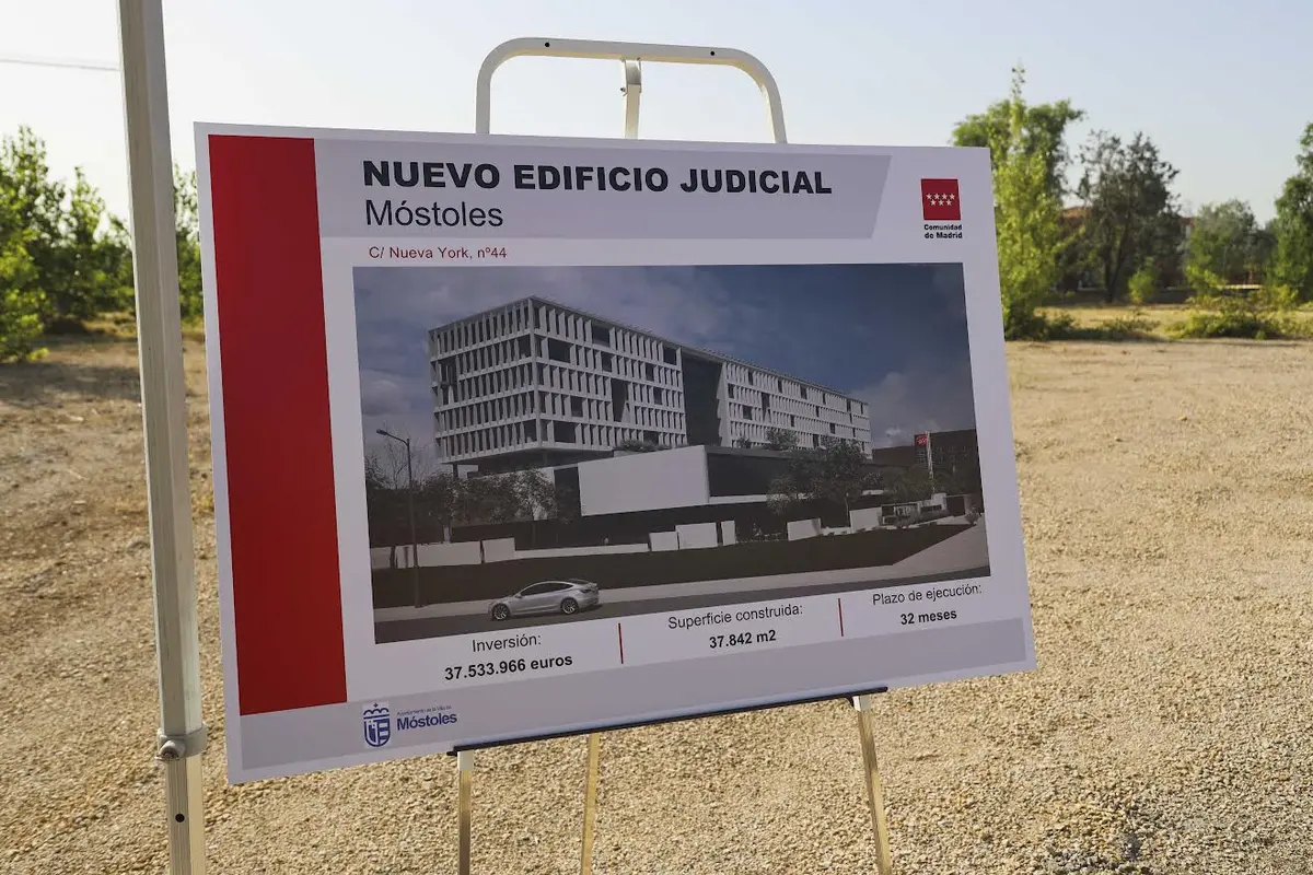 El Palacio de Justicia de Móstoles apunta a concluirse en la segunda mitad de 2027