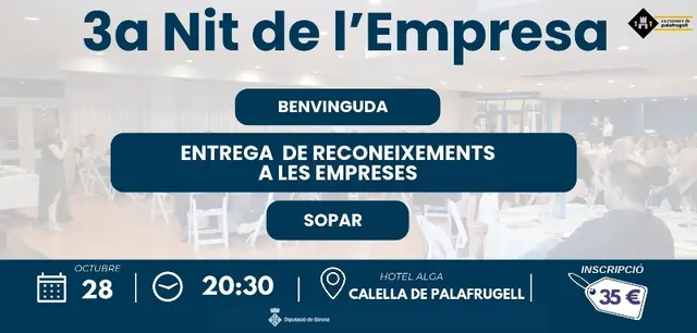 Palafrugell reunirá al tejido empresarial en una nueva Nit de l’Empresa