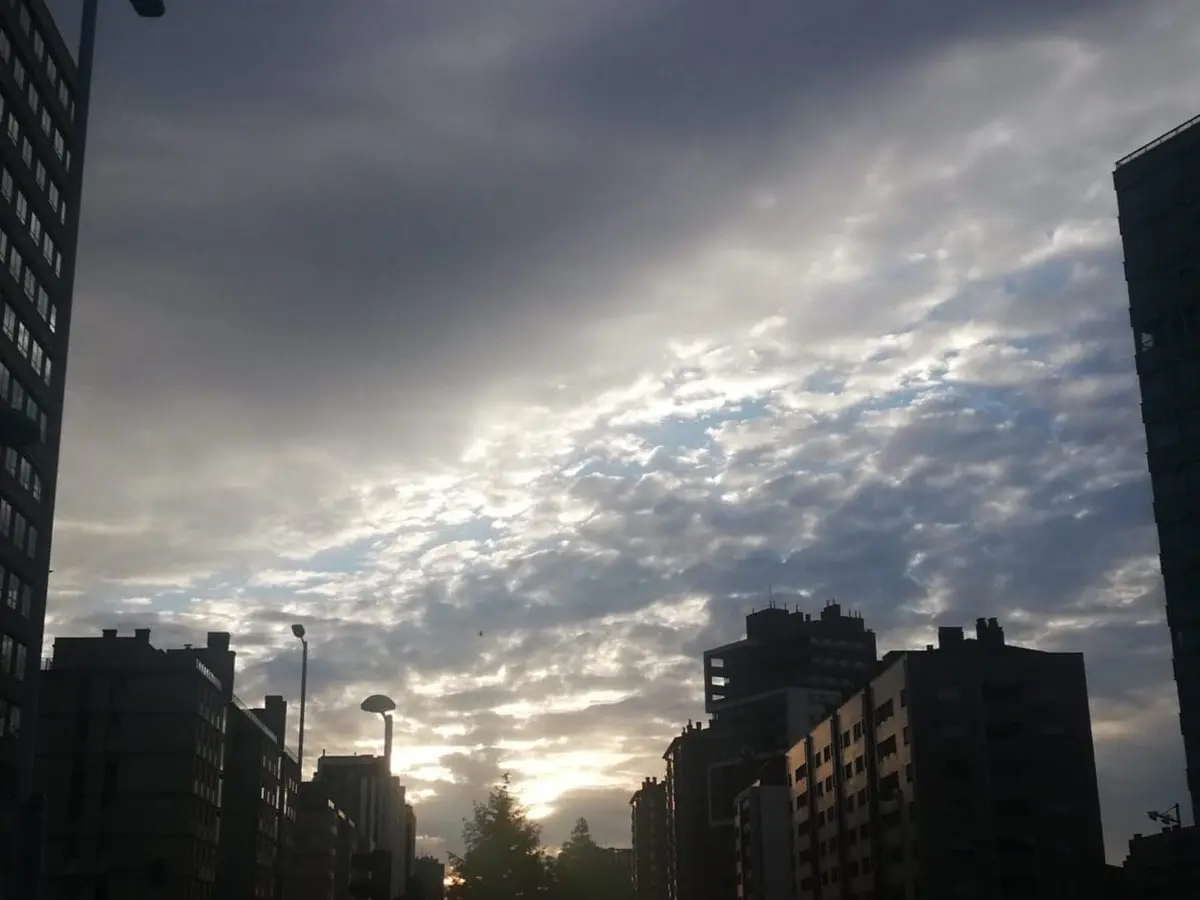 La semana arranca con lluvia posible y máximas en ascenso en Vitoria