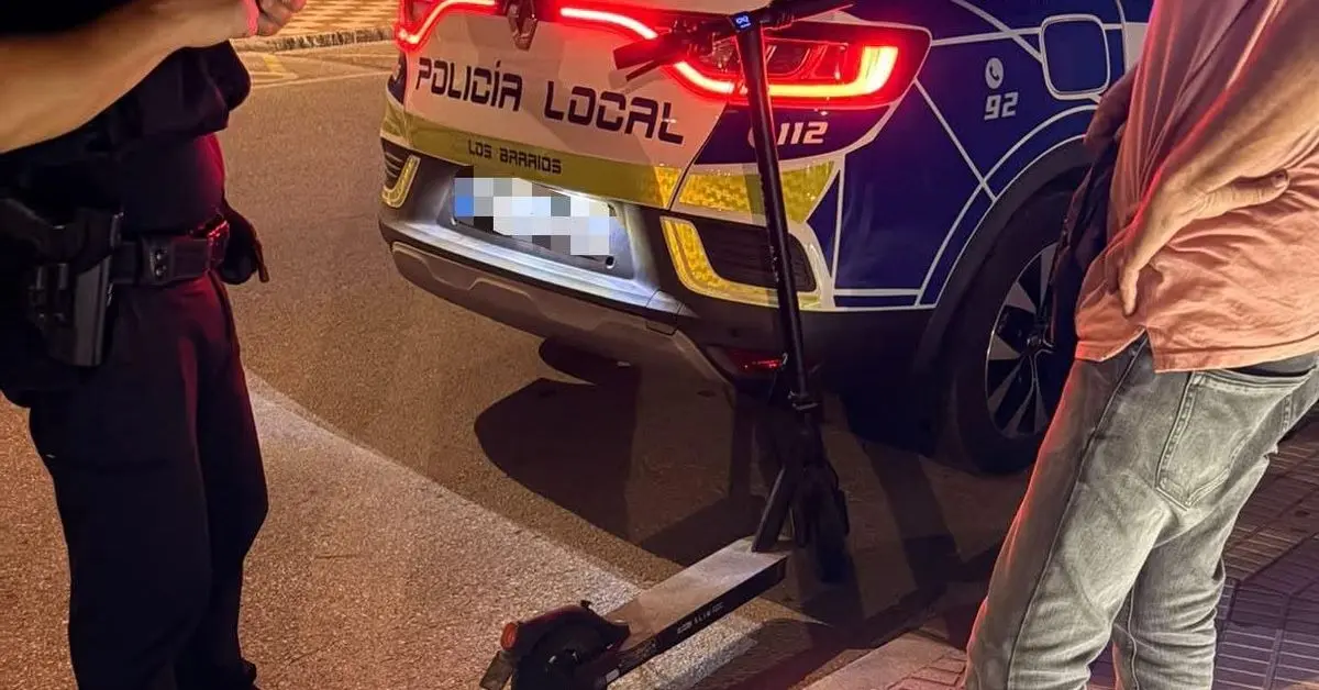 Los controles de circulación en Los Barrios dejan cerca de veinte sanciones a patinetes