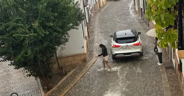 Ronda afronta un aviso naranja por lluvias intensas