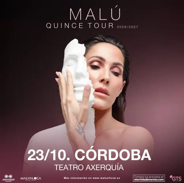Malú llevará a la Axerquía una gira entre su nuevo álbum y sus grandes éxitos