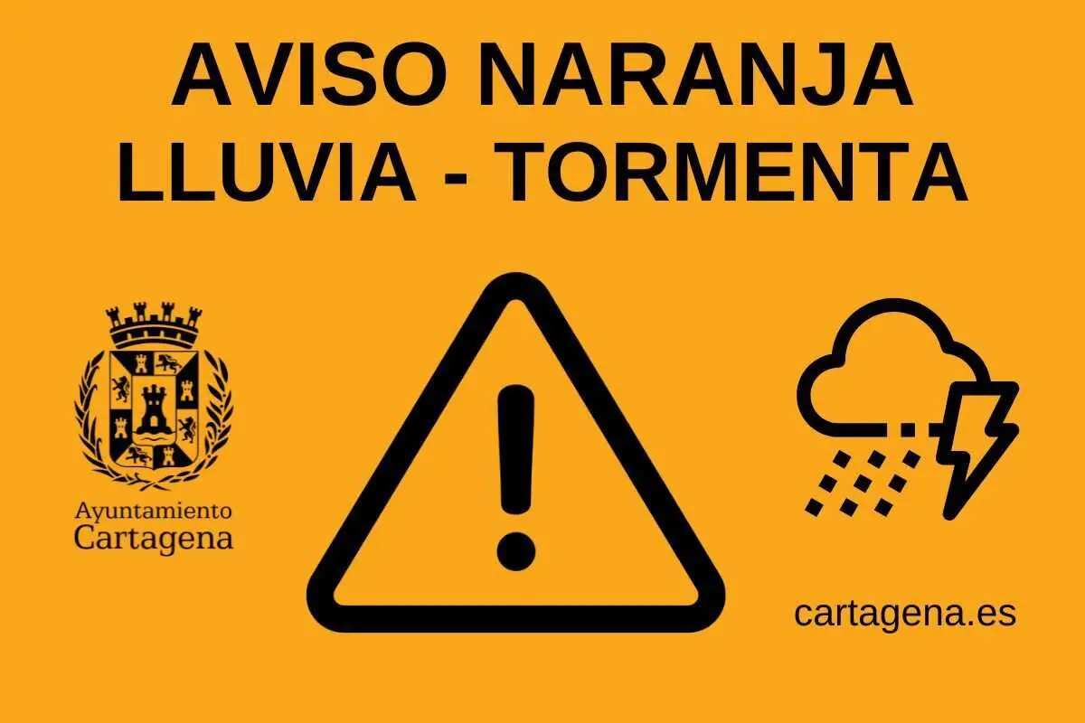 Cartagena suspende las actividades municipales al aire libre por la lluvia