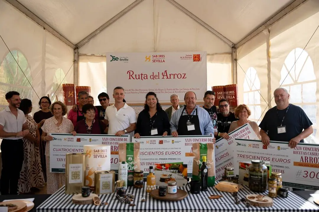 La receta de Antonio José Bernal gana el certamen de arroces celebrado en Gelves