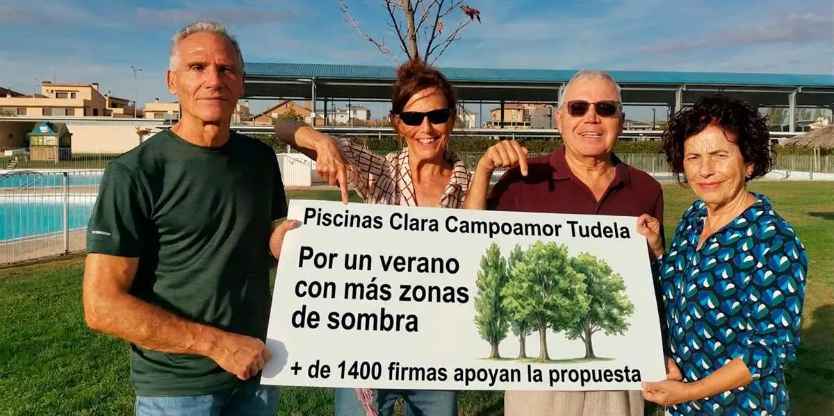 Una petición reúne 1.428 apoyos para ampliar la sombra en las piscinas Clara Campoamor