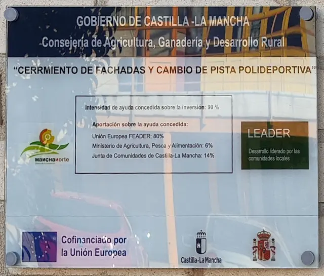 Finaliza la mejora de la pista polideportiva cubierta de Pedro Muñoz