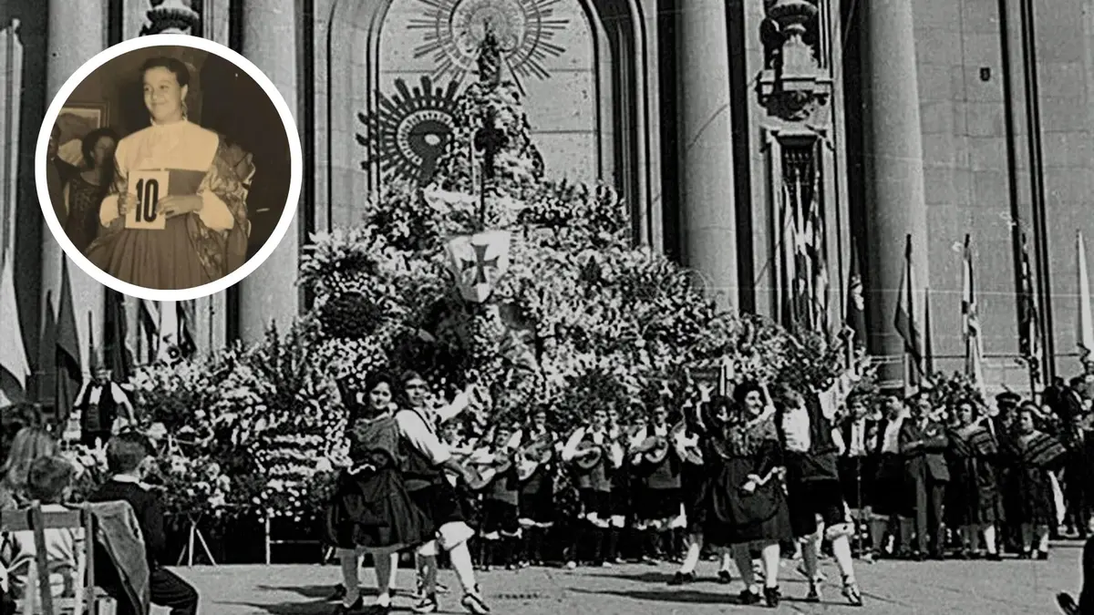 La contribución de Carmelo Zalzívar a la Ofrenda del Pilar, revisada por su nieta