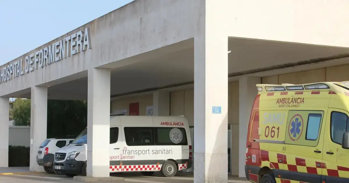 Las lluvias obligan a detener temporalmente la cirugía programada en Formentera