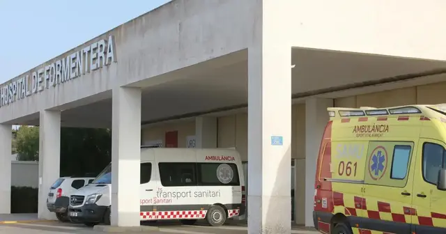 Las lluvias obligan a detener temporalmente la cirugía programada en Formentera