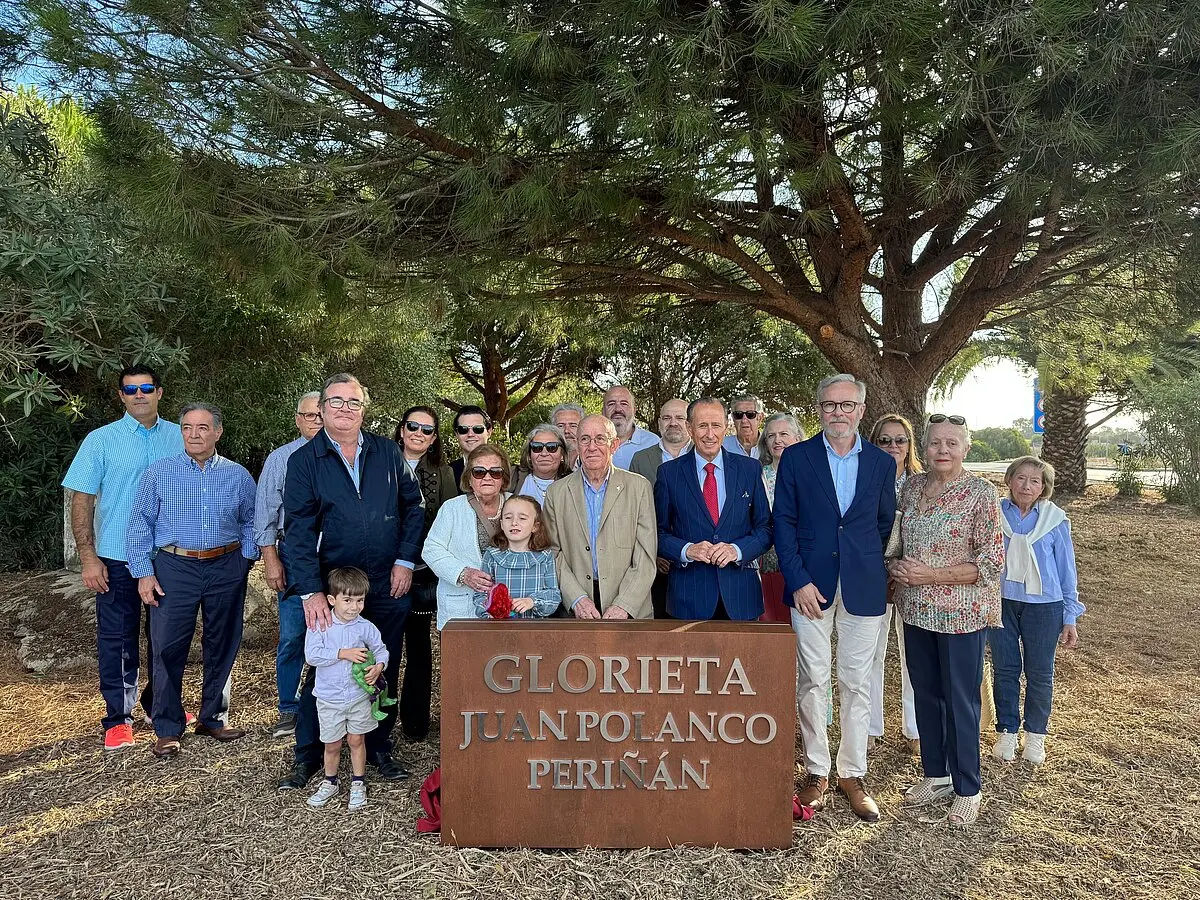 Una glorieta de Chiclana recuerda a Juan Polanco Periñán
