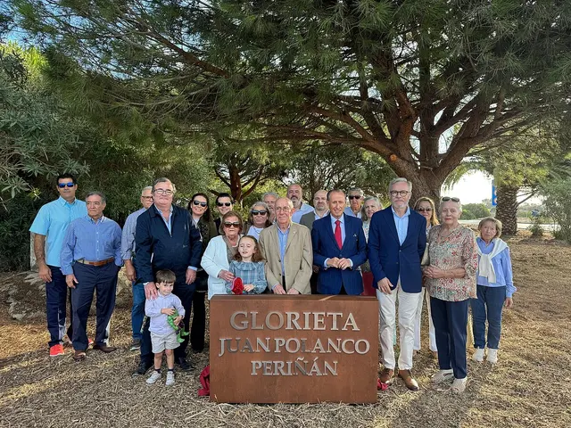 Una glorieta de Chiclana recuerda a Juan Polanco Periñán