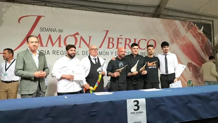 Guissasola gana el concurso de cortadores de jamón de Aracena