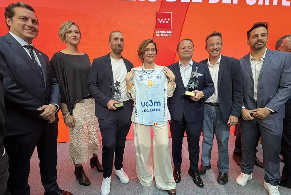 Leganés suma tres distinciones en los premios deportivos de Madrid