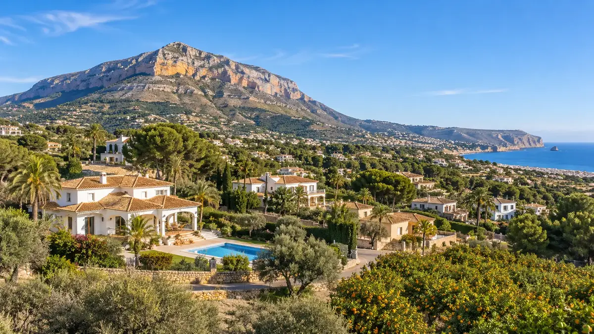 Las urbanizaciones y villas dibujan otra forma de vivir en Jávea