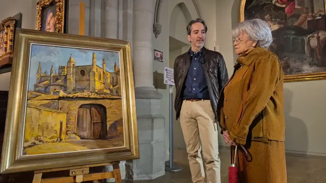 Una panorámica de Huesca de 1976 se incorpora al Museo Diocesano