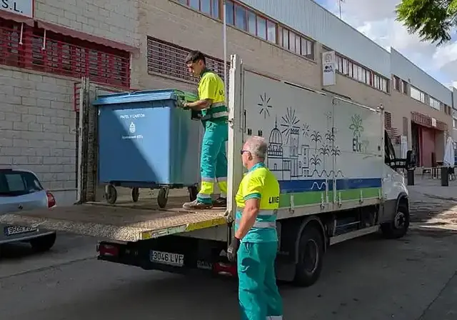 El Parque Empresarial de Elche inicia la recogida de residuos a domicilio
