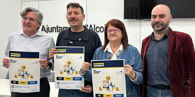 Alcoi activa una nueva campaña de bonos para impulsar las compras en el comercio local
