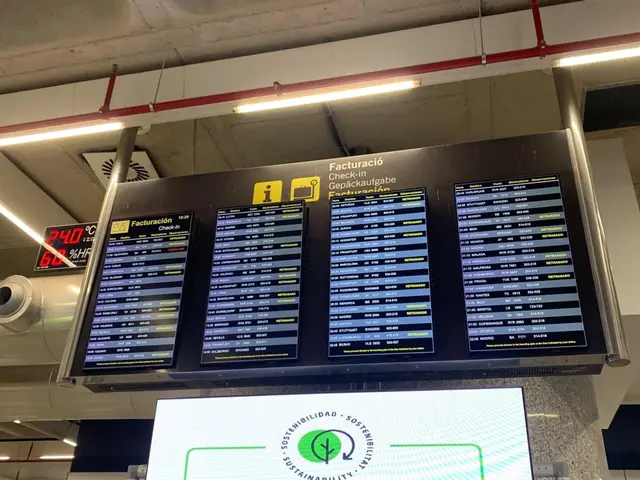 La dana Adam deja 15 desvíos y dos cancelaciones en Palma