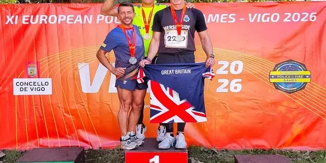 Los bomberos de Narón suman trece medallas en una competición europea