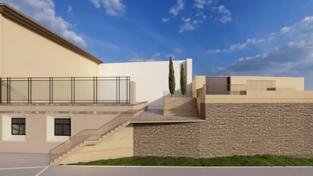 Huesca licita la escalera que cerrará el recorrido del paseo de la muralla