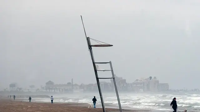 La costa alicantina podría registrar chubascos intensos este martes