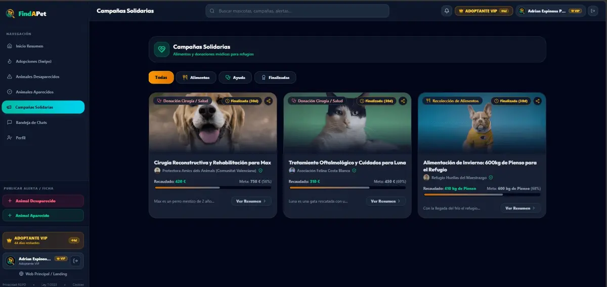 FindAPet conecta avisos vecinales para localizar animales perdidos