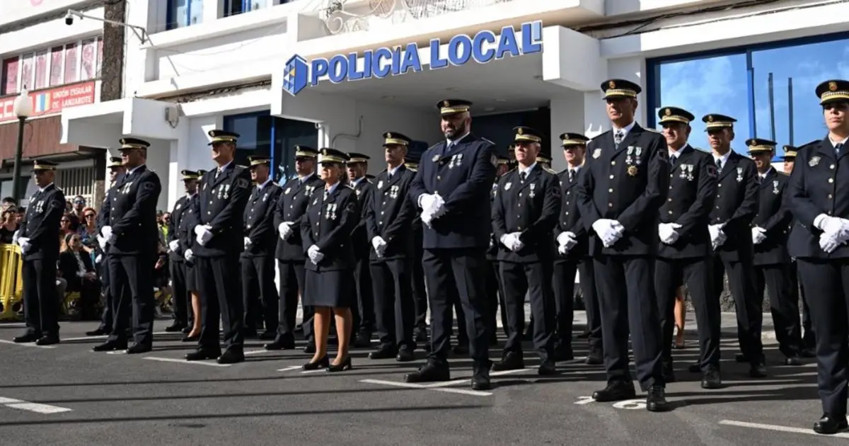 La Policía Local de Arrecife, antes de la vigilancia tecnológica