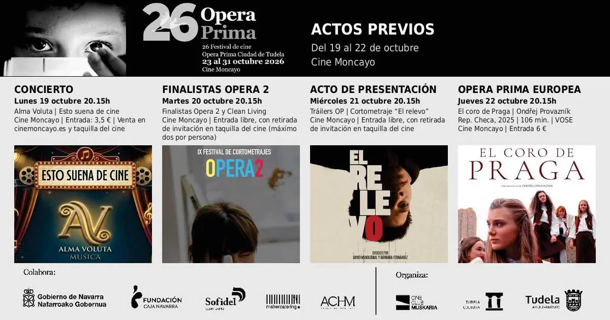 Alma Voluta abre con música de cine la programación previa del Ópera Prima