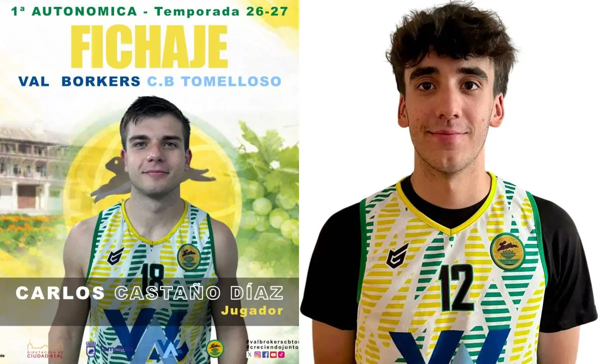 El CB Tomelloso suma a Carlos Castaño y se despide de Alonso Cobo